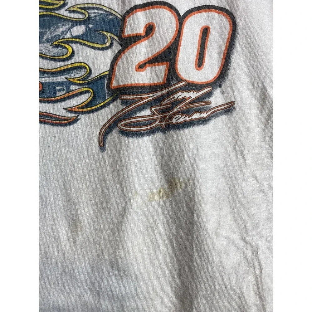 Chase Authentics Tony Stewart Mens XL White Cotton Shirt